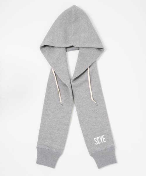 Scye　Fleece Back Jersey Scarf