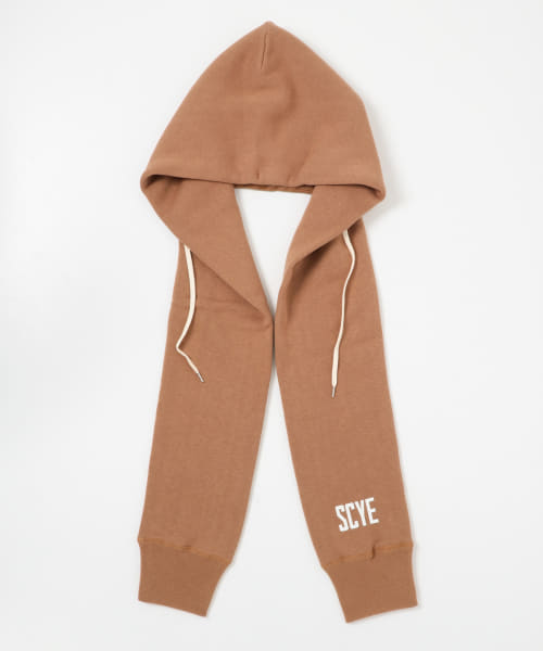 Scye　Fleece Back Jersey Scarf
