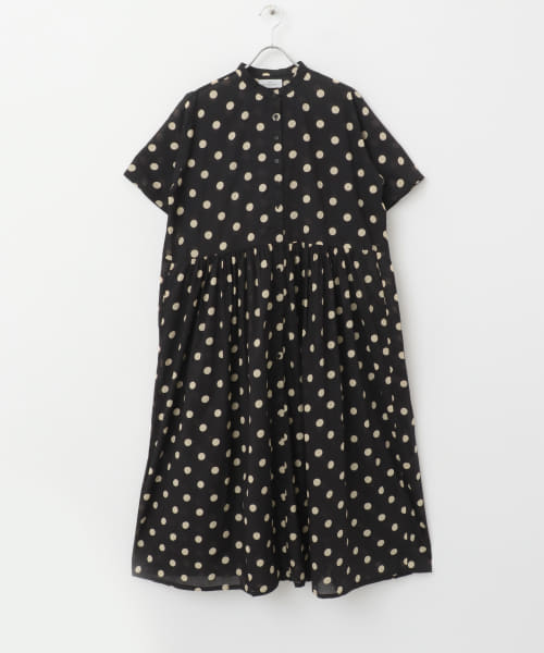 SOIL　DOT PRINT S/SL DRESS