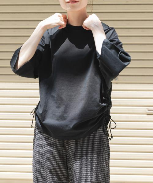 FORK&SPOON　サイドスクイーズTシャツ