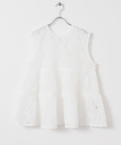 TORRAZZO DONNA　Floral sheer tops
