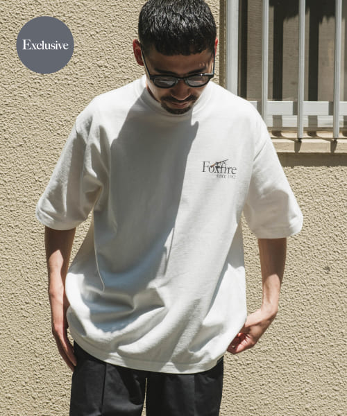 『別注』Foxfire×DOORS　釣り竿プリントTシャツ