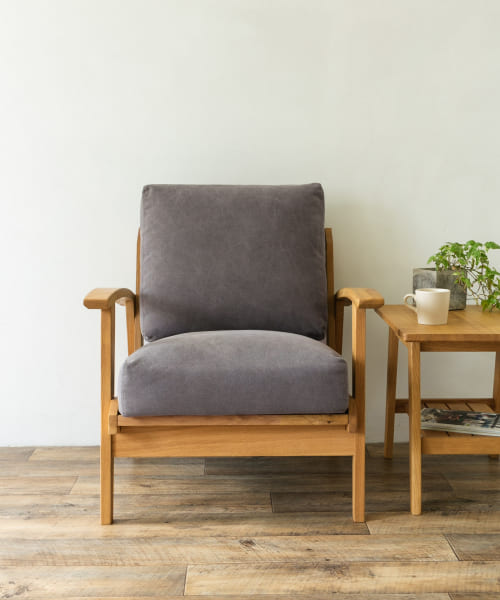 BOTHY Canvas Sofa 1P オーク無垢材