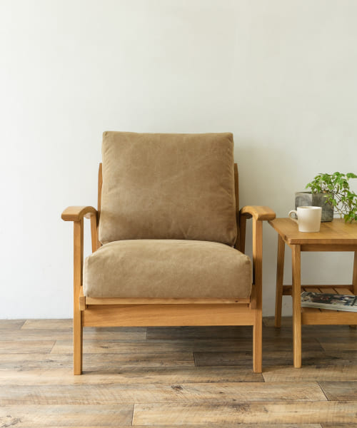 BOTHY Canvas Sofa 1P オーク無垢材