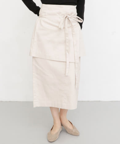 Vivienne Westwood エプロン風タイトスカート ロング丈