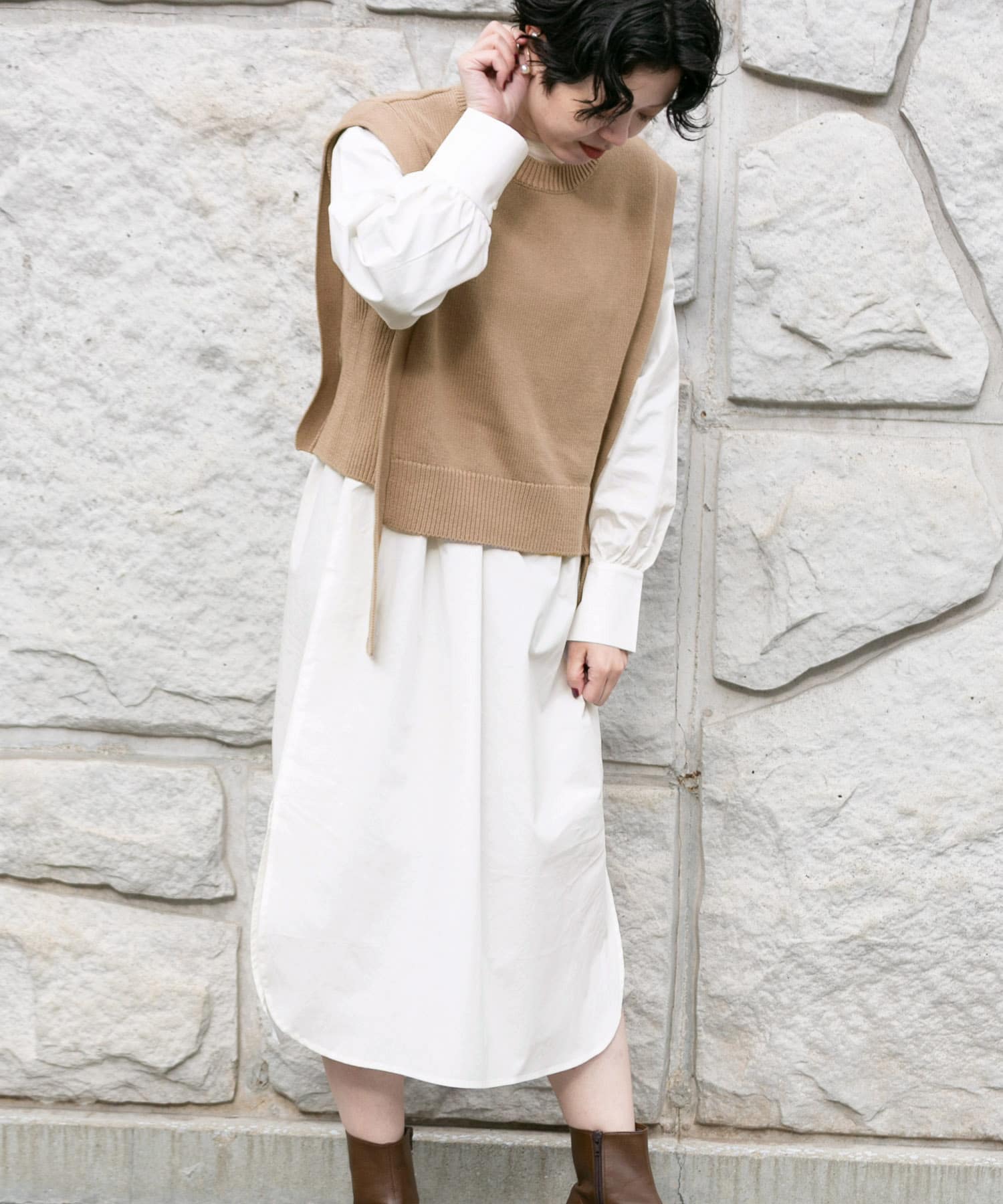 Kbf ベストレイヤードシャツワンピース Kp04 26n120 Urban Research公式ファッション通販