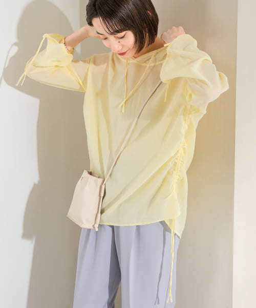 シースルードロストフードシャツ