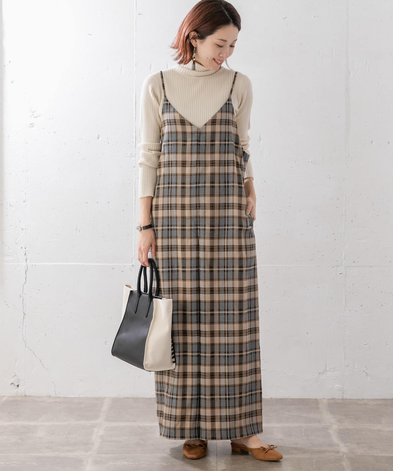 Web限定 チェックキャミサロペット La07 24t016 Urban Research公式ファッション通販