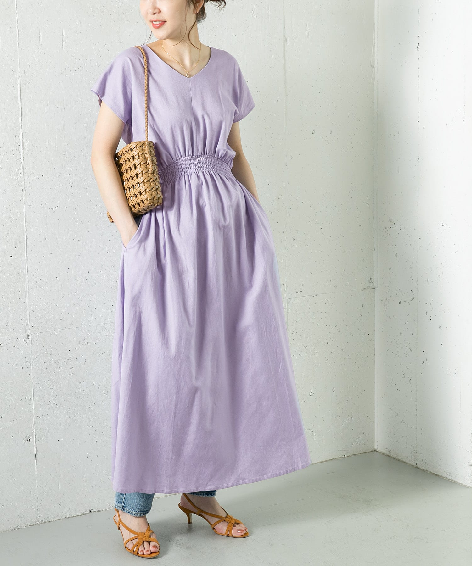 Ur Green Vネックギャザーワンピース Ra15 26d060 Urban Research公式ファッション通販 Ur Green Vネックギャザーワンピース Ra15 26d060 Urban Research公式ファッション通販
