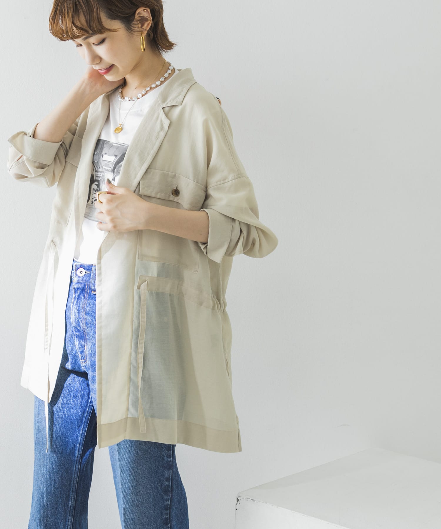 ドロストサファリジャケット Ur15 27n002 Urban Research公式ファッション通販 ドロストサファリジャケット Ur15 27n002 Urban Research公式ファッション通販