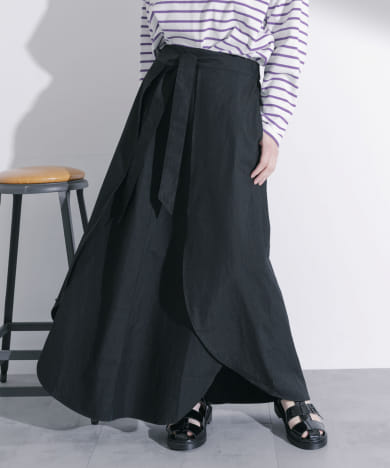 77circa　wrap snow 2 way skirt 2