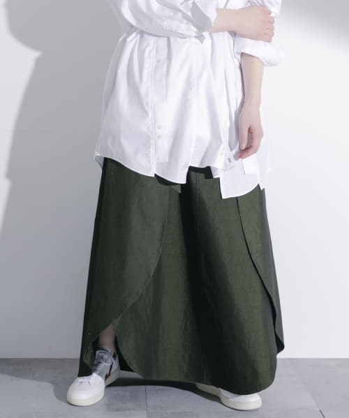 77circa　wrap snow 2 way skirt 2