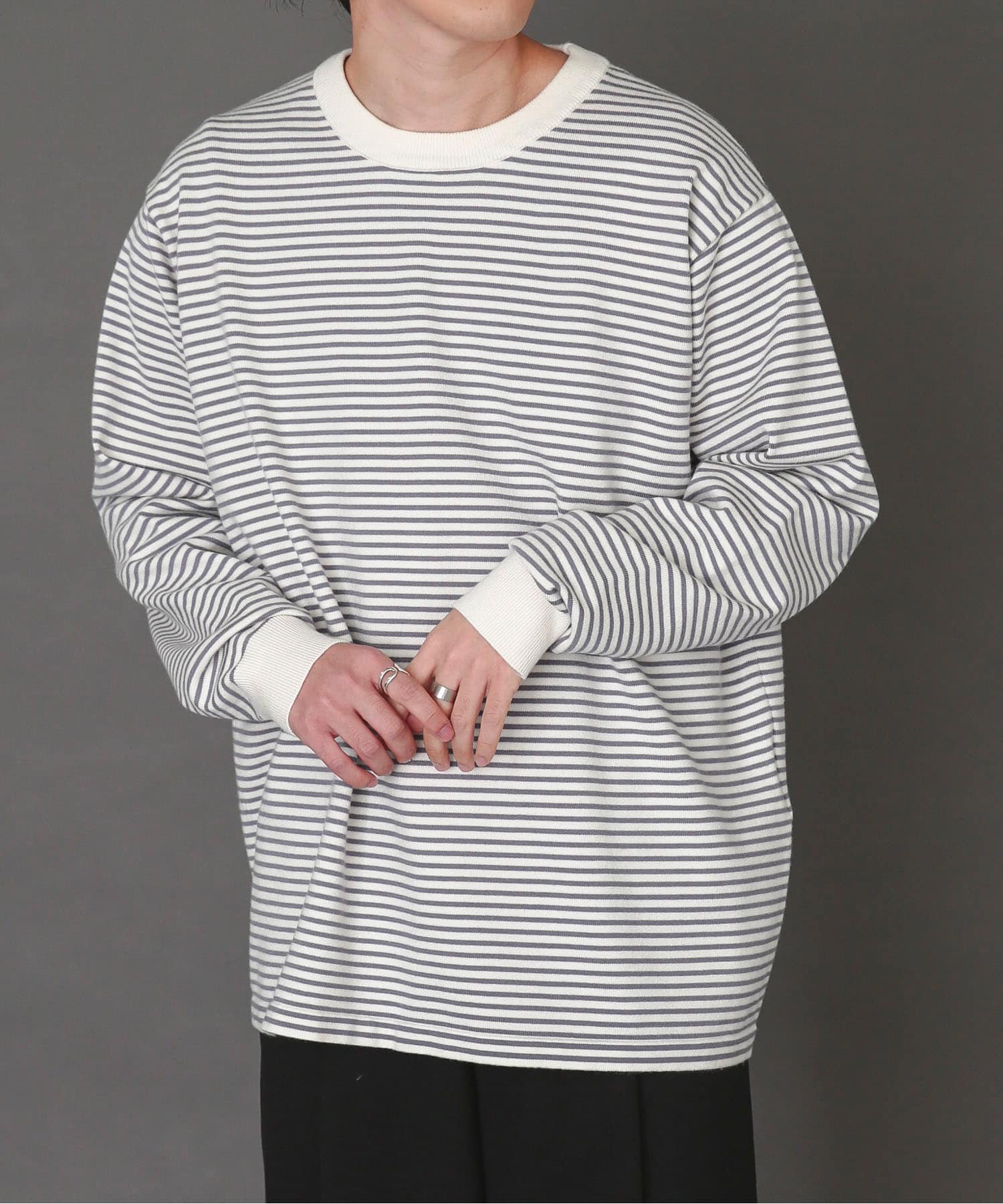 ボーダーストレッチクルーネックセーター 17 12a115 Urban Research公式ファッション通販