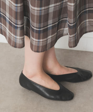 『MADE IN JAPAN』やわらかフラットシューズ