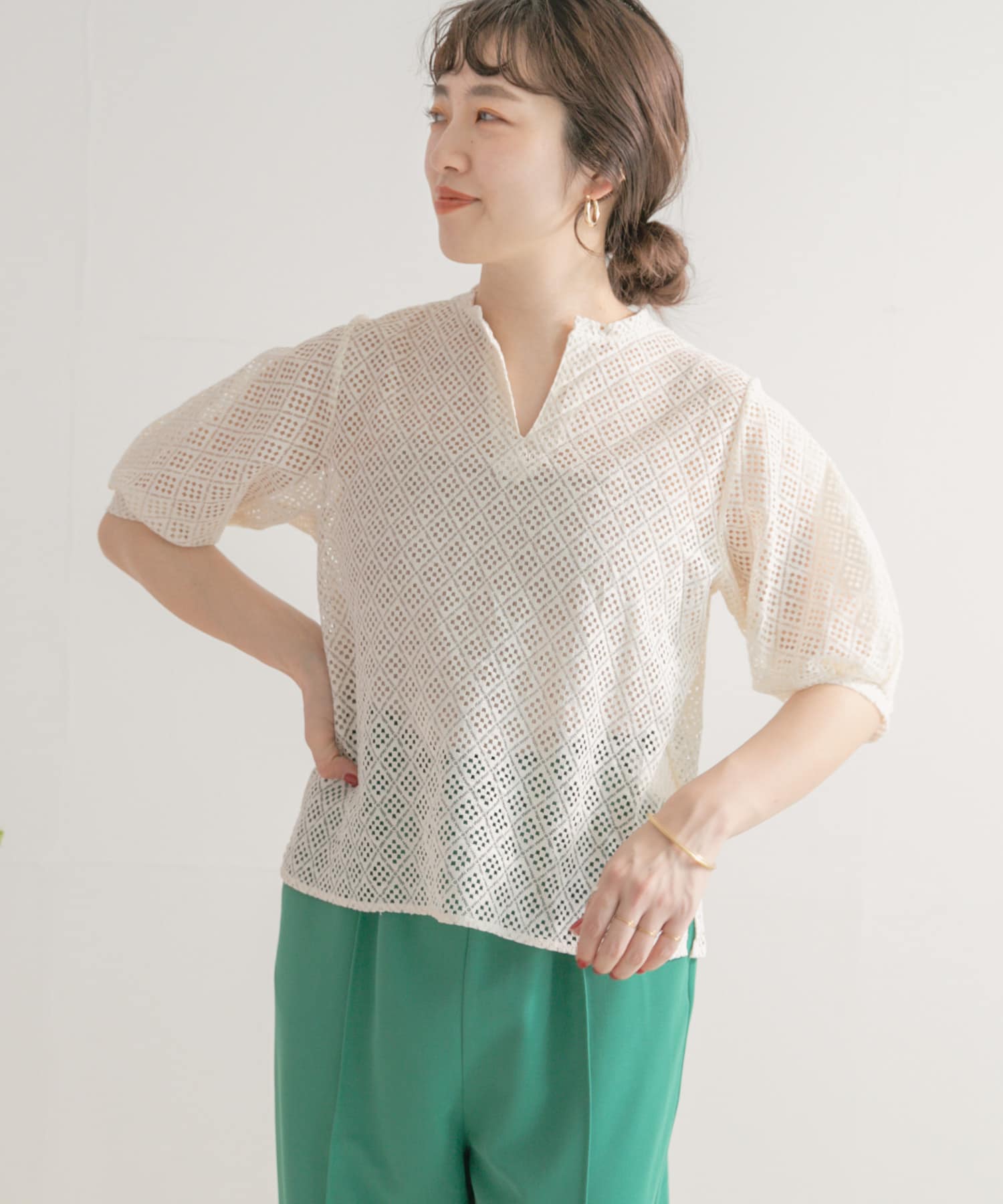 カットレースブラウス[IT25-23B006]｜URBAN RESEARCH公式ファッション通販