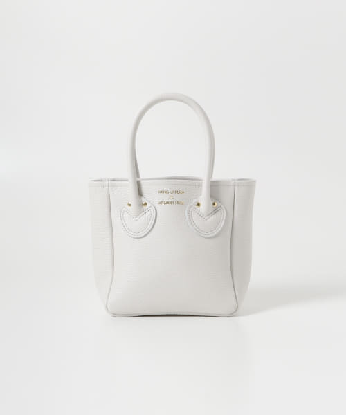 YOUNG&OLSEN　EMBOSSED LEATHER TOTE XS
