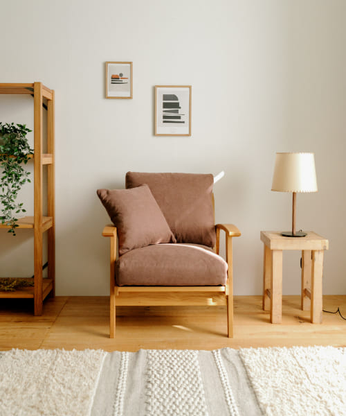 BOTHY Chiffon Sofa 1P オーク無垢材