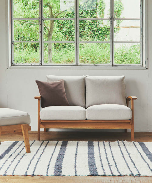 BOTHY　Modern Sofa 2P オーク無垢材