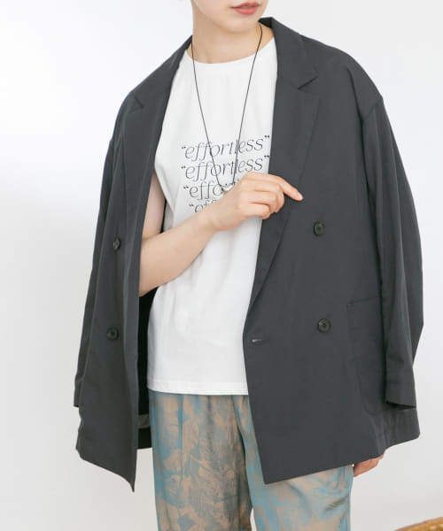 EFFORTLESSプリントTシャツ
