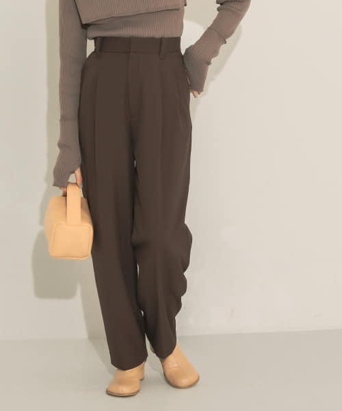 センタープレスWIDEスラックス