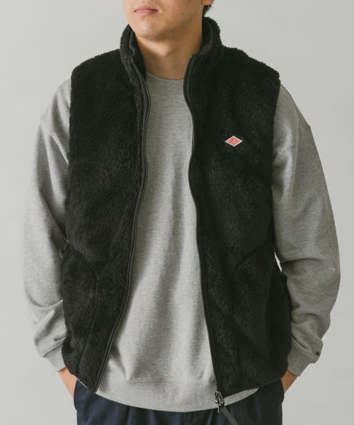 DANTON　HIGH PILE ZIP S/C VEST