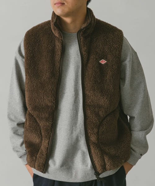 DANTON　HIGH PILE ZIP S/C VEST