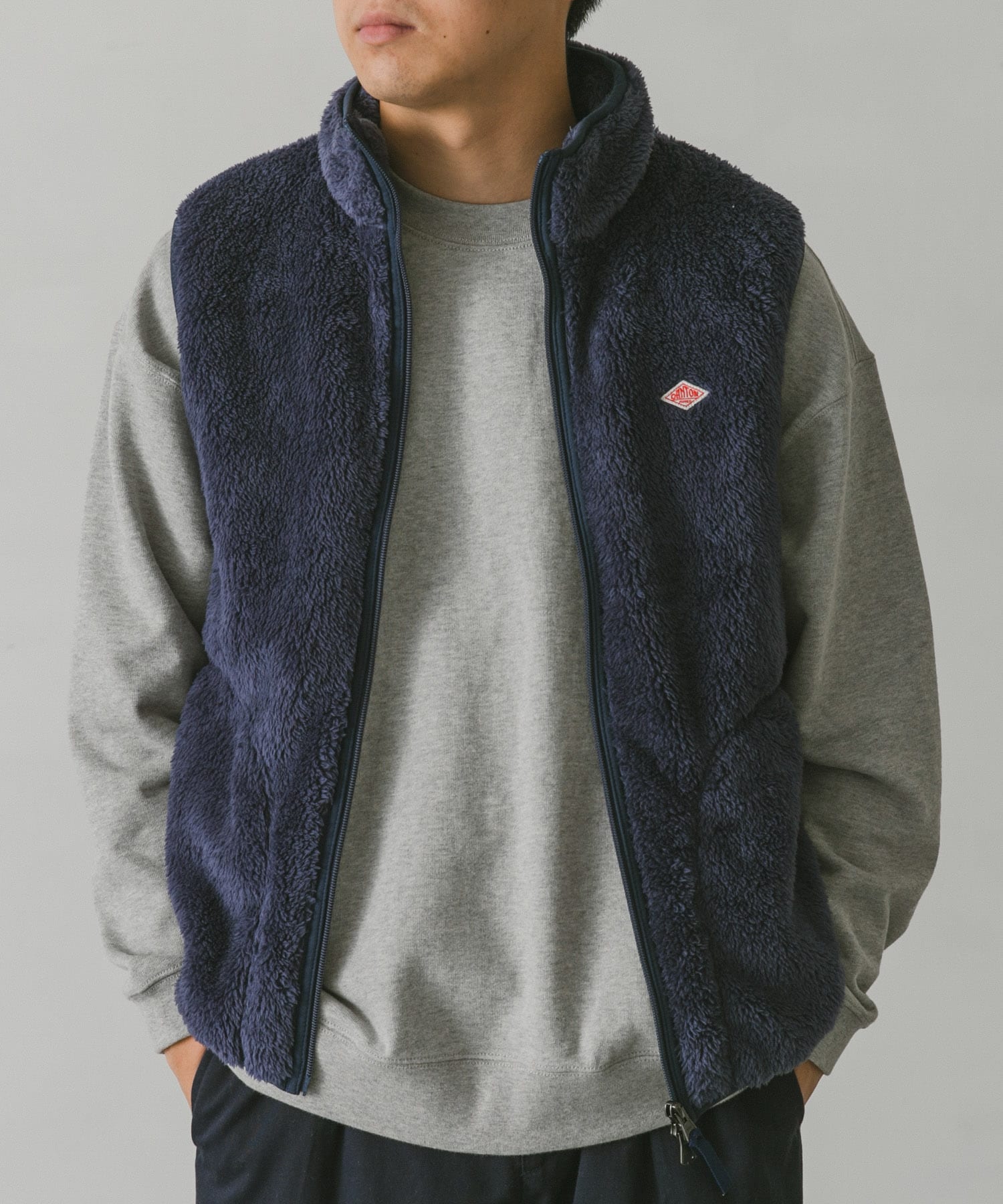 DANTON HIGH PILE ZIP S/C VEST[DT-A0177-DM27]｜URBAN RESEARCH公式