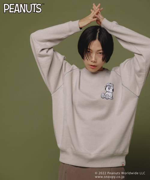 『PEANUTS(ピーナッツ)』オリジナルプリント USAコットンスウェットプルオーバーB