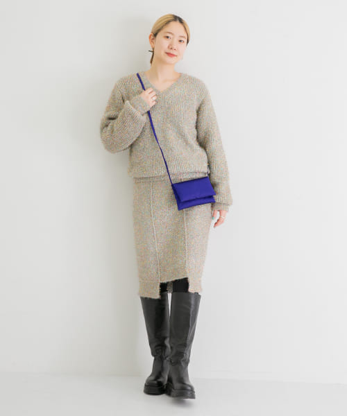 iI　glitter knit skirt