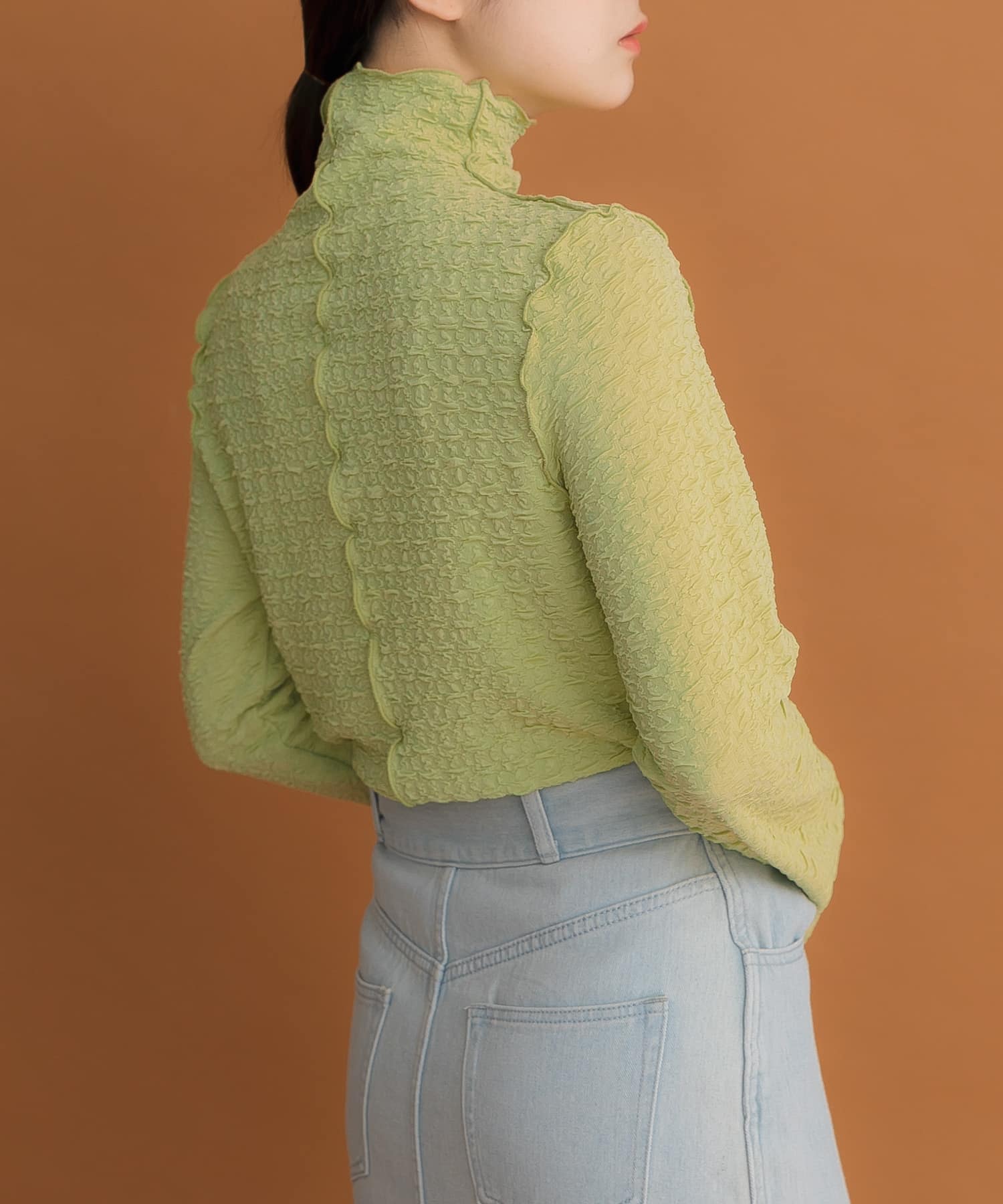 HEYUMM クラッシュジャガードメロートップス[AH26-21A004]｜URBAN RESEARCH公式ファッション通販