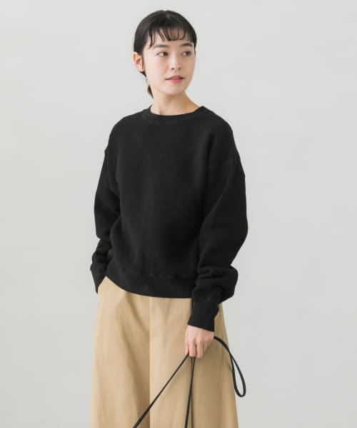 TICCA　ダウニーウラケクルーネックプルオーバー
