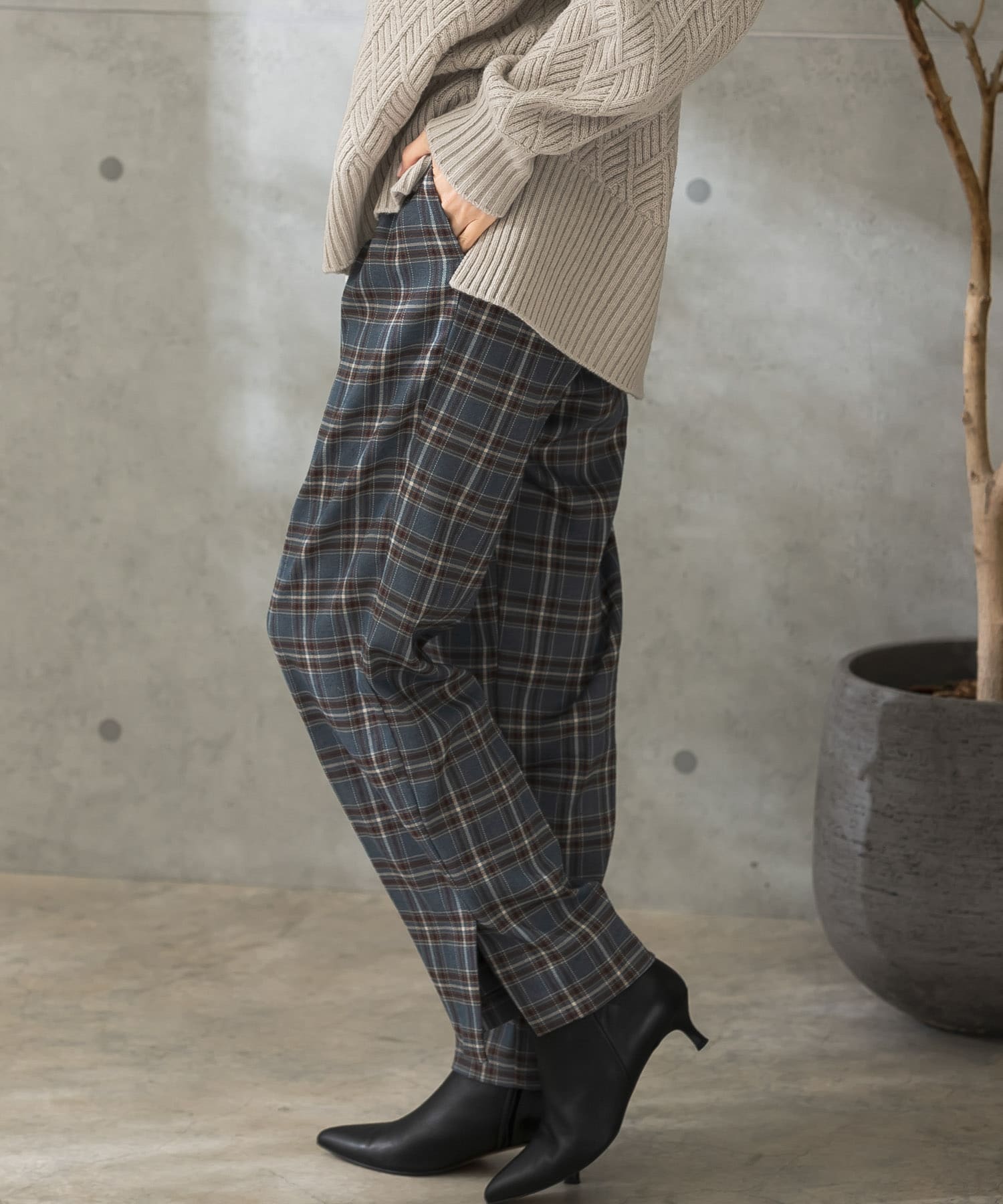 イージーチェックパンツ[RA27-24C701]｜URBAN RESEARCH公式ファッション通販