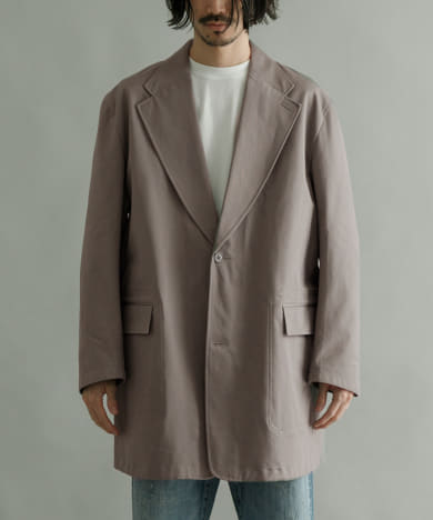 REVERBERATE LONG JACKET[s23-re01-UM34]｜URBAN
