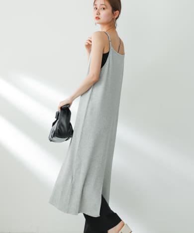 Knit Cami One-Piece(Gray)