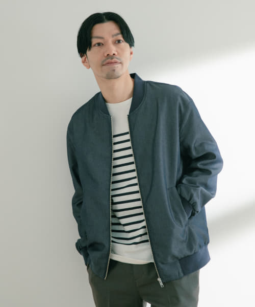 『UR TECH WORKLUXE』デニム 高機能MA-1