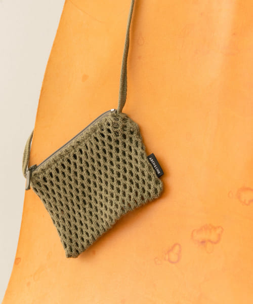 ARCH&LINE　MESH MICRO POUCH