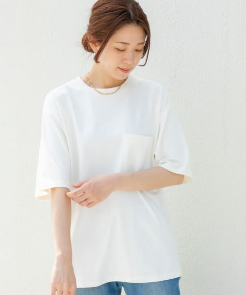 コンパクトスムースポンチショートスリーブTシャツ