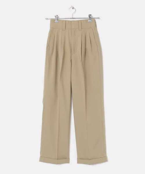 FARAH　Three-tuck Wide Pants