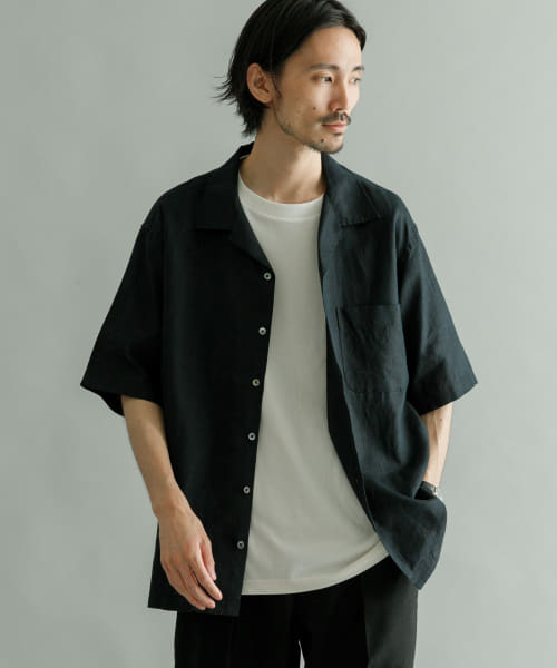 『Sサイズあり』Linen OpenCollor Shirts