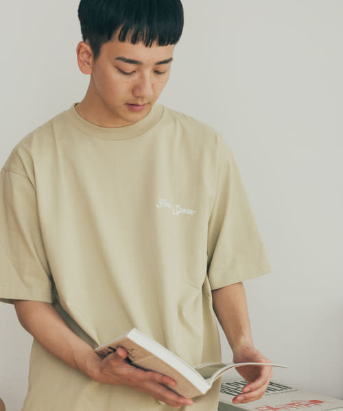 『ユニセックス』FORK&SPOON　チェーンステッチロゴTシャツ