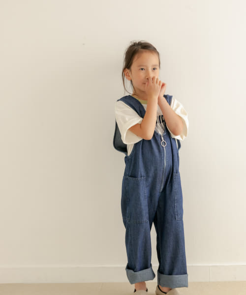 ARCH&LINE　LIGHT DENIM SALOPETTE
