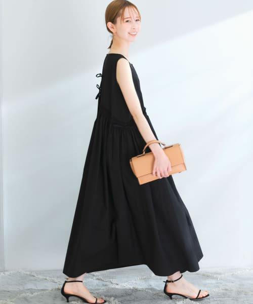 EMIN&PAUL　CURVED WAIST DRESS