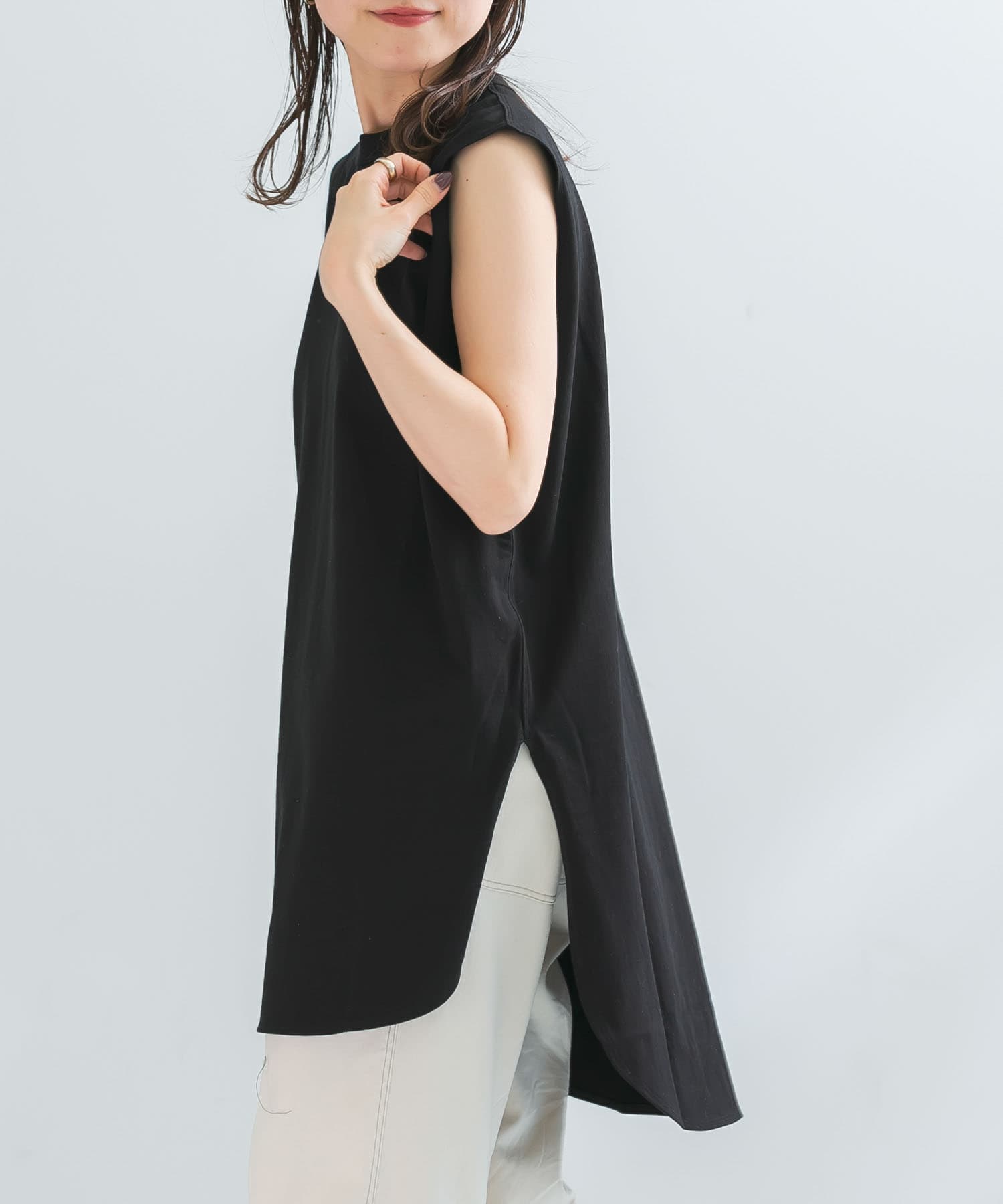 ATON ROUND HEM TANK TOP[KKAGSM0032-RL35]｜URBAN RESEARCH公式