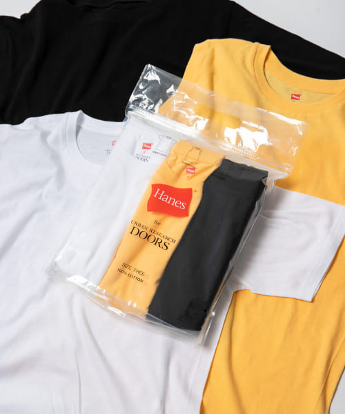 『別注』Hanes×DOORS　3P T-SHIRTS