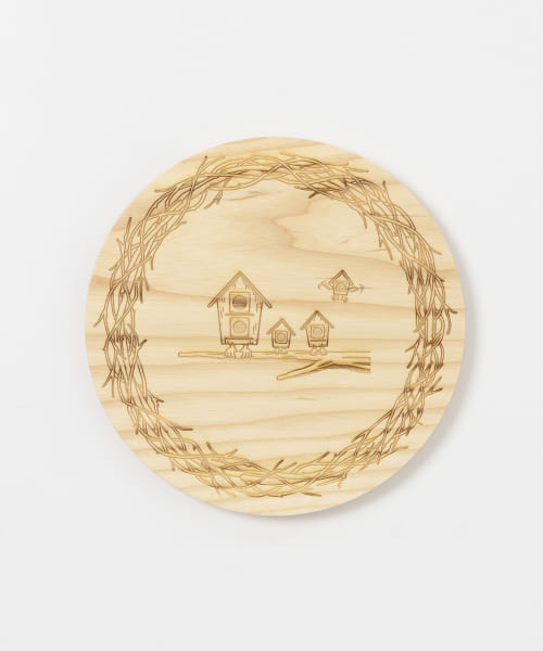 mountain research　Wood Lid (for Plate)