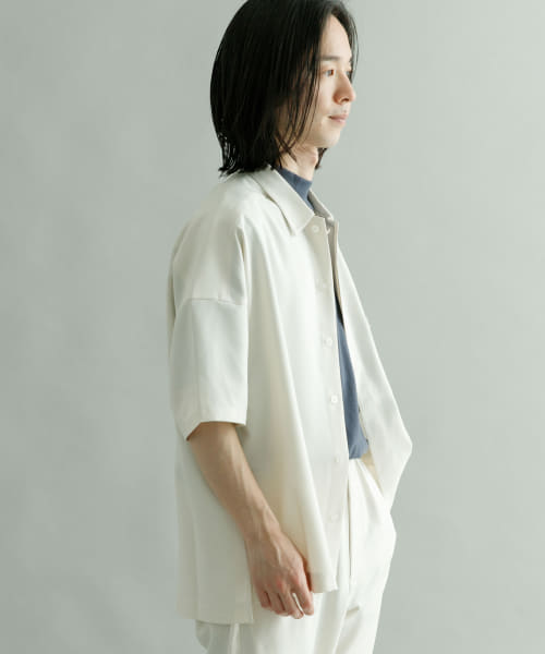 URBAN RESEARCH iD　Reflax LINEN LIKE SHIRTS