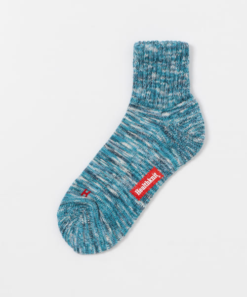 『別注』Healthknit×DOORS　クォータースラブMIXソックス