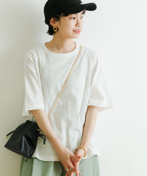 シルケット天竺オーバーTシャツ