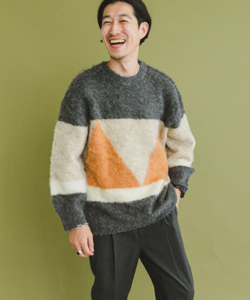 [ITEMS][『ユニセックス』ブークレモチーフニット]