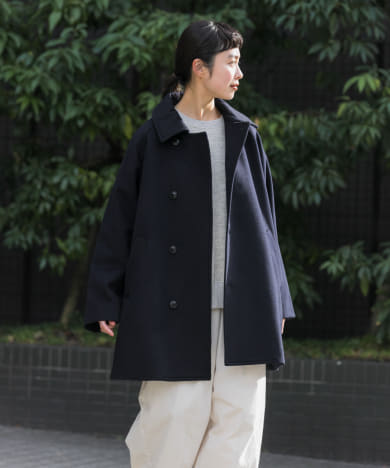 ウールシングルPコート